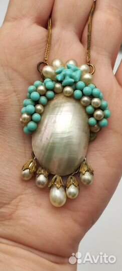 Колье винтажное Чехия нач. XX в. №28 285 Размер на