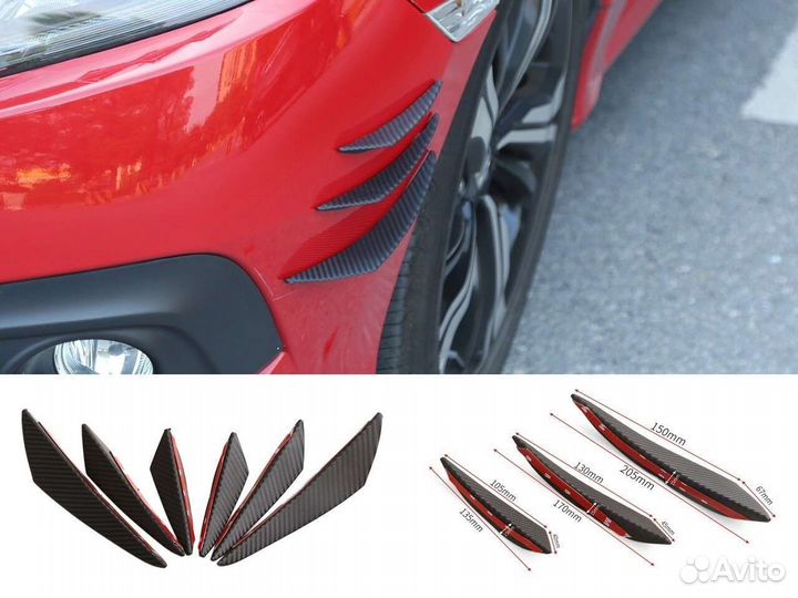 Элероны на бампер универсальные