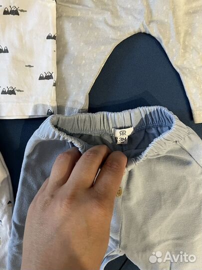 Детский вещи с пакетом для мальчика