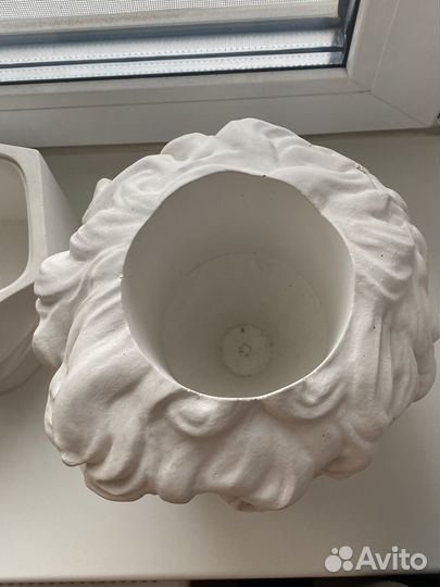 Кашпо из гипса