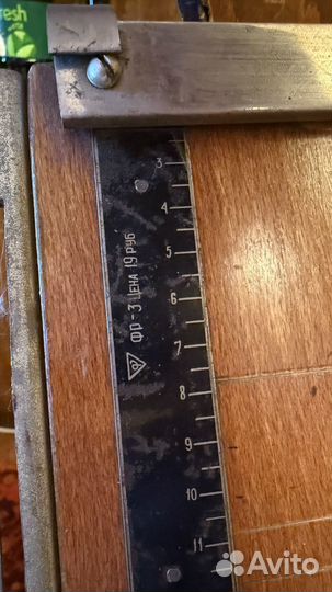 Резак для фотобумаги СССР деревянный