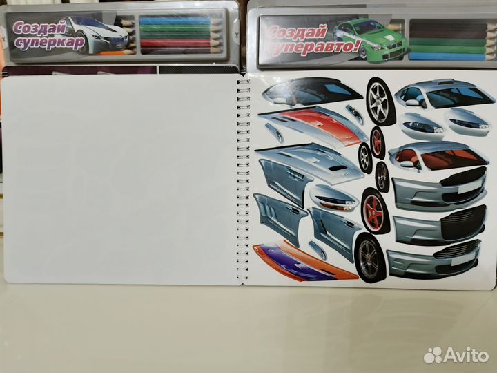 Тачки Машины с наклейками