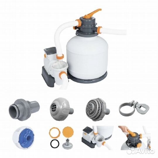 Песочный фильтр насос для Bestway 58497