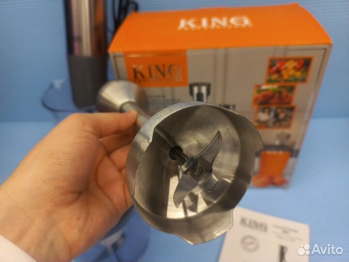 Блендер погружной 1500вт 4 В 1 king