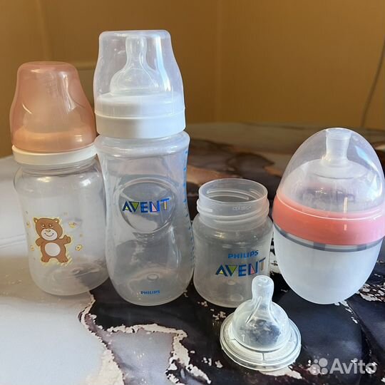 Бутылочки для кормления avent
