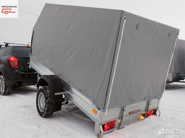 Прицеп оцинкованный 3.0х1.4 с тентом 