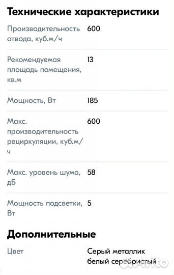 Вытяжка Korting новая