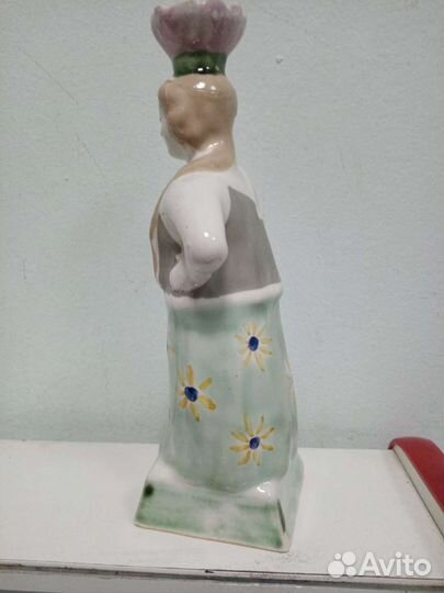 Статуэтка -подсвечник фарфор 50х годов