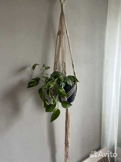 Макраме подвес для кашпо