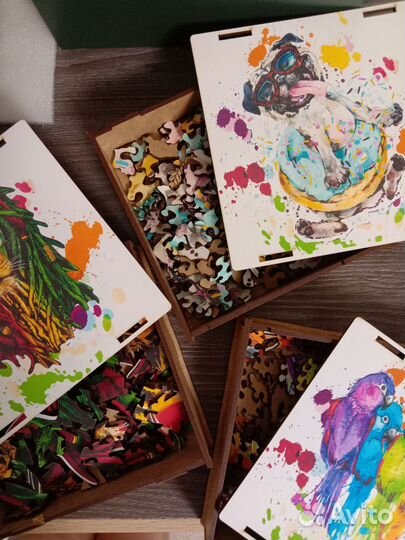 Деревянные пазлы