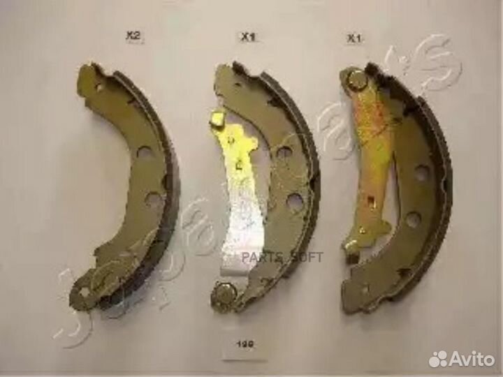 Japanparts GF-199AF Колодки тормозные барабанные