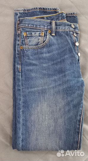 Мужские джинсы levis 501 w30 L32