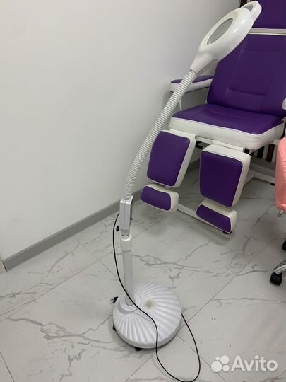 Лампа лупа напольная