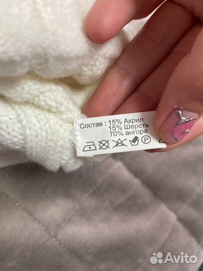 Комплект шапка, шарф