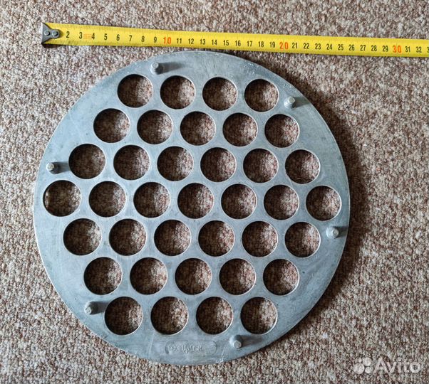 Пельменница СССР Диаметр 25 см Форма Алюминий