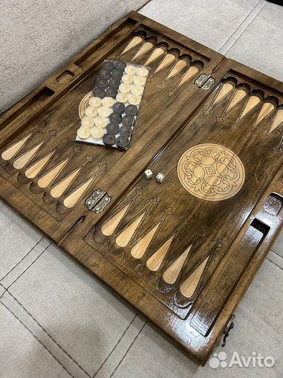 Нарды деревянные ручной работы новые резные