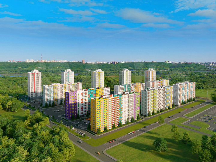 2-к. квартира, 71,6 м², 11/25 эт.
