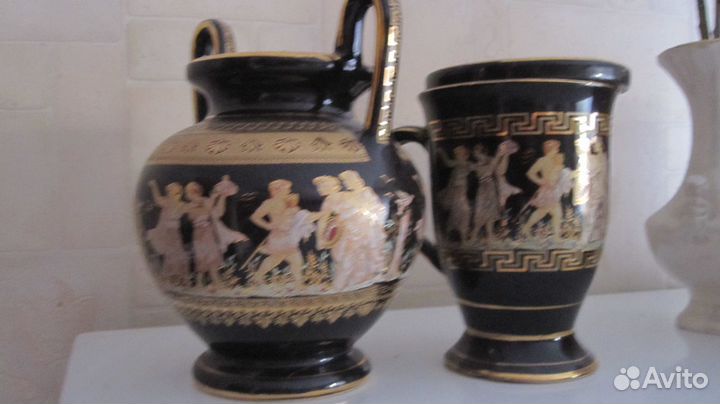Чашки и вазы греческие