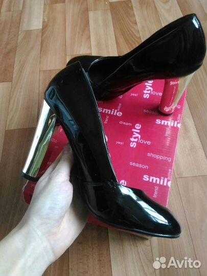 Туфли черные, размер 37,5