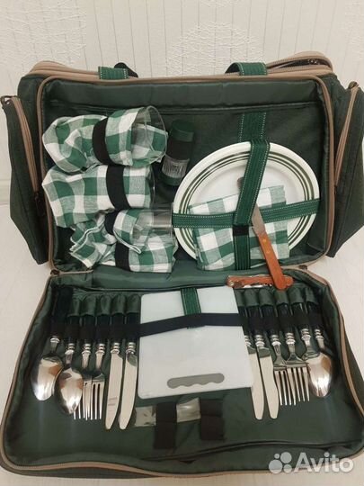 Сумка-холодильник+набор для пикника