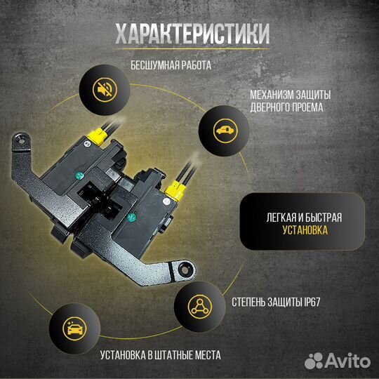 Доводчик двери багажника Land Rover Defender 130 2