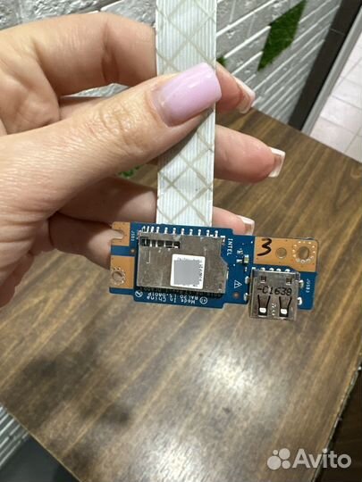 Плата USB Card Reader Board Dell 5565 5567 5768