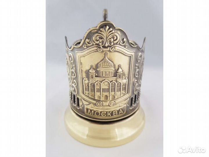 Подстаканник латунный 