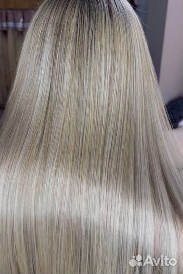 Кератиновое выпрямление волос