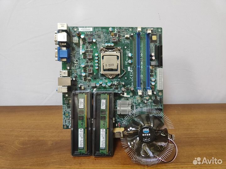 Материнская плата 1155+i5-3330+DDR3-8Gb+Кулер