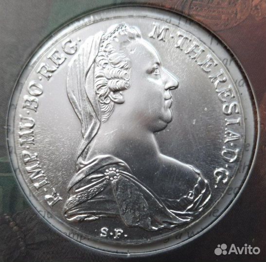 Монета талер Марии-Терезии