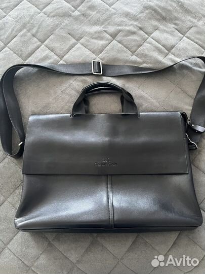 Мужской кожаный портфель новый
