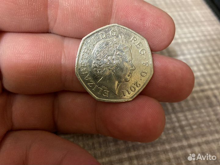 Памятные монеты 50 пенсов. Гандбол