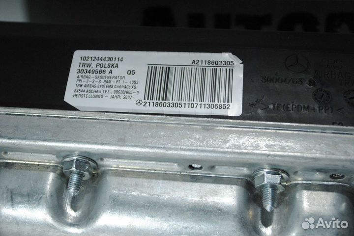 Подушка безопасности Мерседес 211 A2118603305