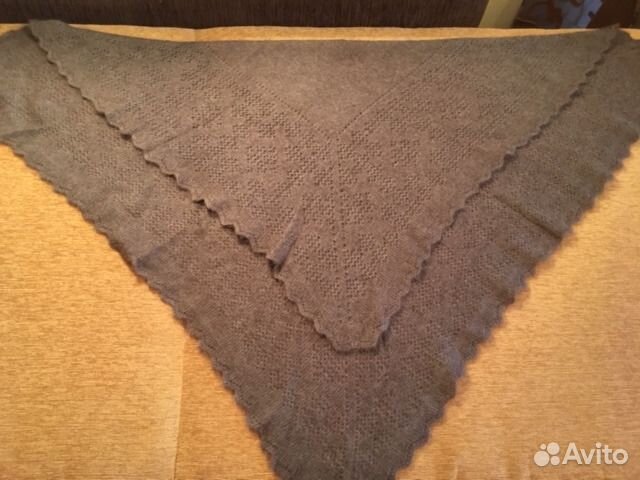 Оренбургский фабричный пуховый платок, палантан