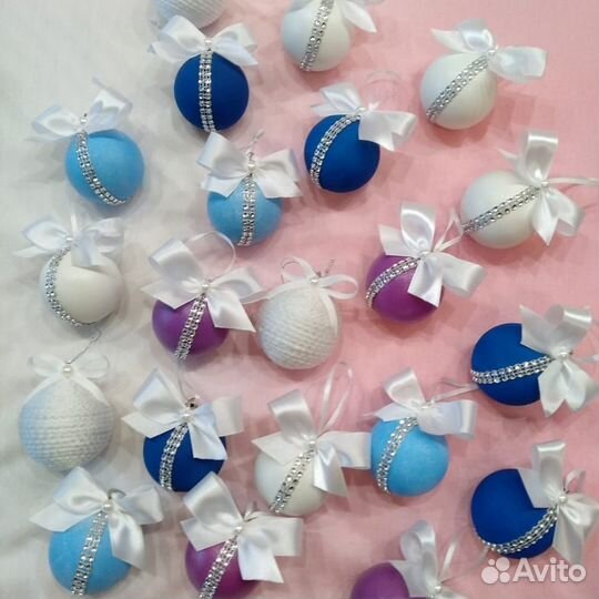 Елочные игрушки ручная работа