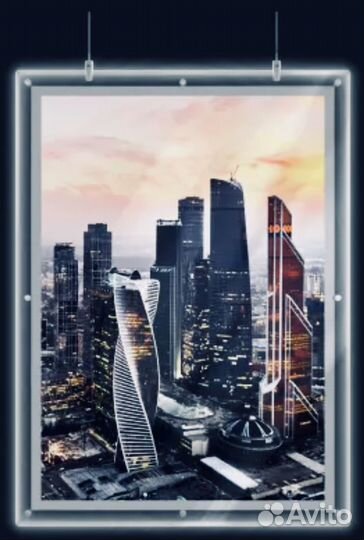 Crystal Premium A0+, фрейм двухсторонний(рамка)