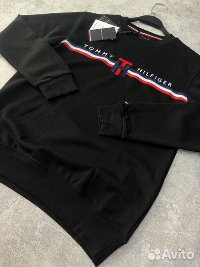 Свитшот Tommy Hilfiger черный люкс