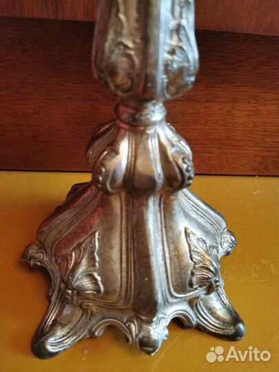Подсвечник канделябр антиквариат 19 век бронза