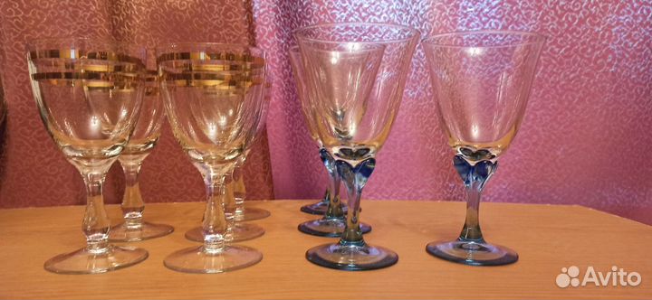 Бокалы фужеры Стекло СССР Франция