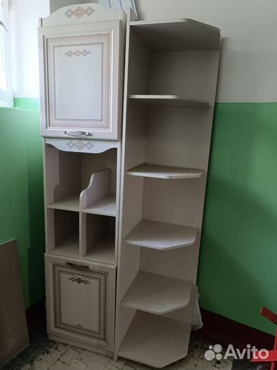 Шкаф пенал и угловая полка бу для детской