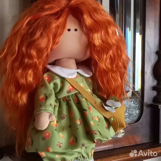 Текстильная игровая кукла Мария