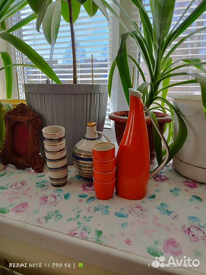 Графин с рюмками СССР