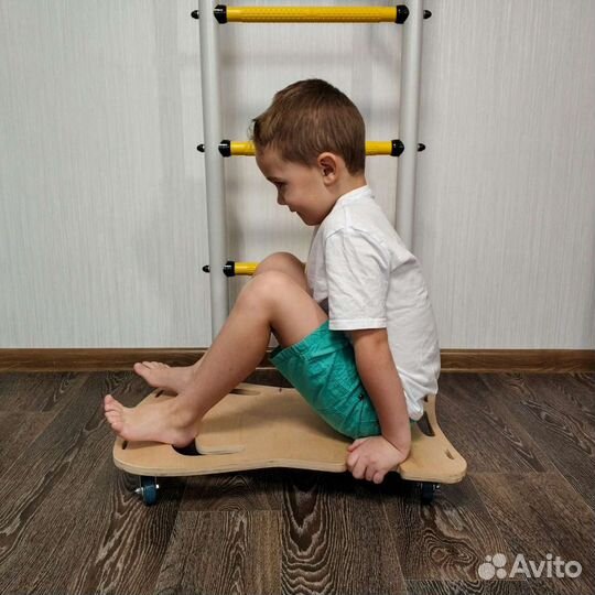 Детский роллерборд доска каталка скутерборд