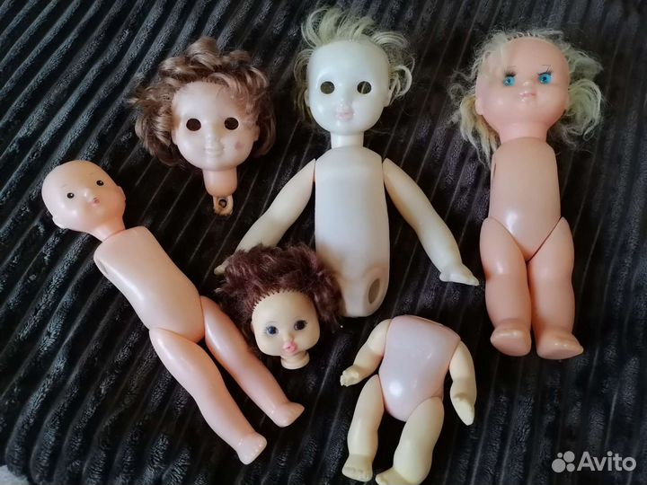 Куклы, запчасти для кукол СССР