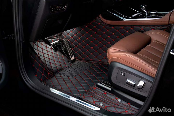 3D Коврики Range Rover Салон Багажник из Экокожи