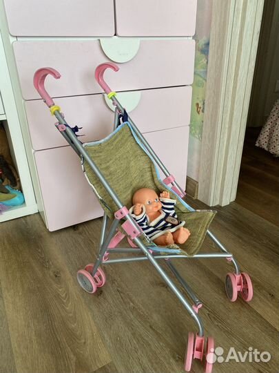 Коляска с пупсиком