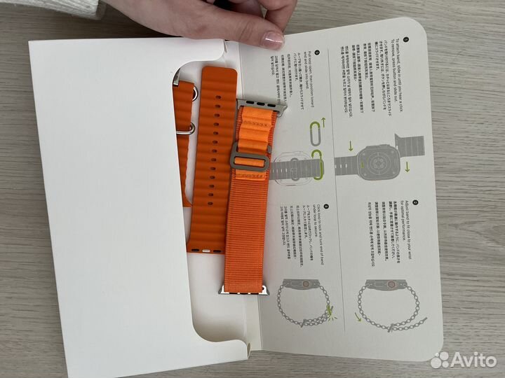 Apple watch ultra 2 orange ocean band