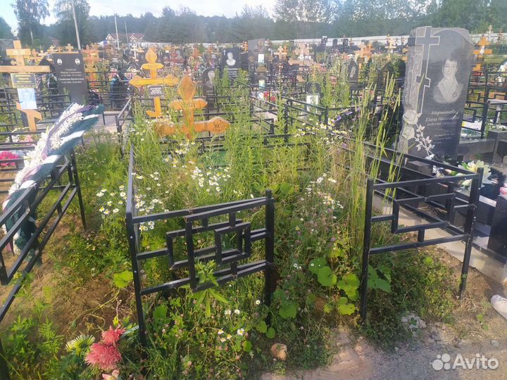 Уборка могил, покраска оградок