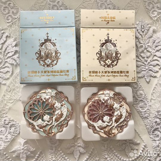 Кремовые румяна Flower Knows Little Angel 03, 05