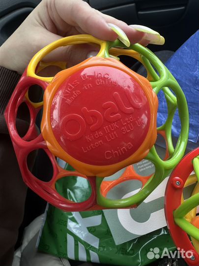 Детские развивающие игрушки oball